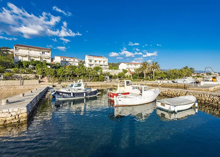 Rab With Private Dock And Sea Views